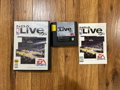NBA Live 96 Sega Genesis Complete in Box