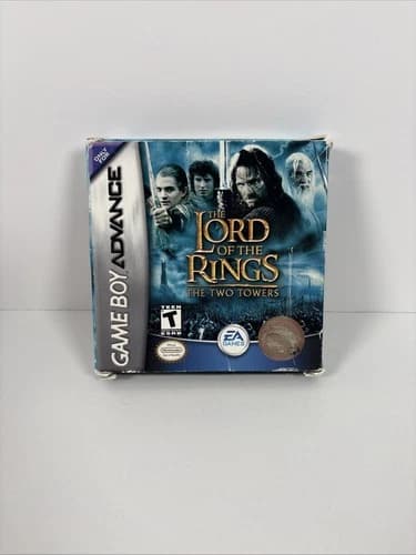 Lord of the Rings: The Two 2 Towers (GBA Nintendo Game Boy Advance, 2002) CIB EA