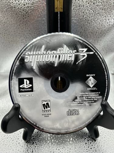 Syphon Filter 3 (Sony PlayStation 1, 2001) PS1 Disc Only Tested
