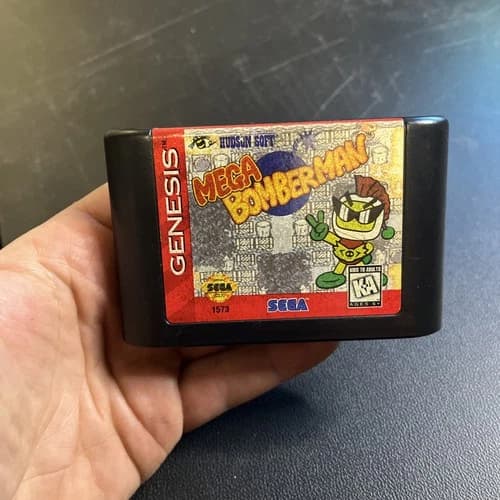 Mega Bomberman (Sega Genesis) Works Authentic🔥