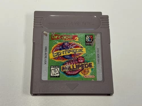 Nintendo Gameboy - Arcade Classic 2 Centipede/Millipede - Cartridge Only
