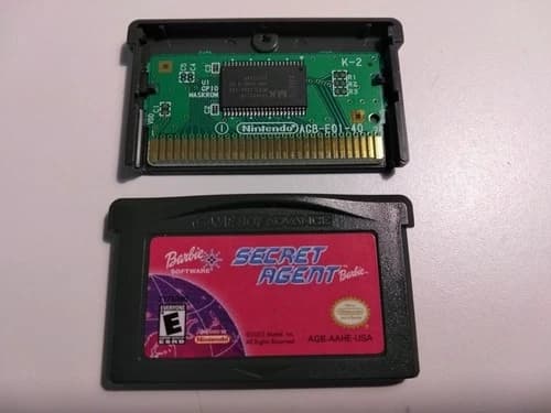 Gameboy Advance GBA - Barbie: Secret Agent - Clean Tested Working!