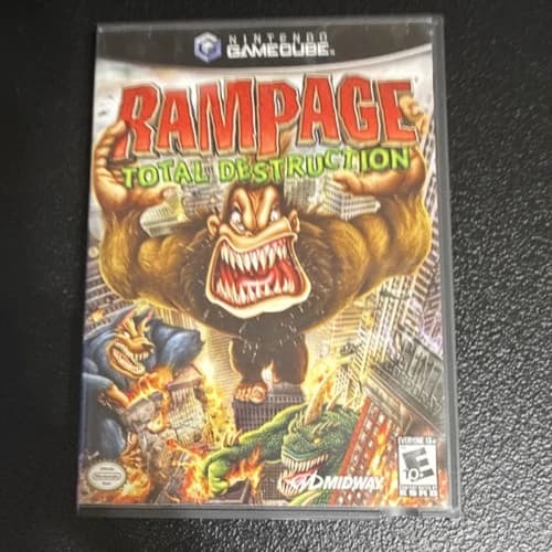 Nintendo Rampage: Total Destruction GameCube Action-Adventure E10+ Midway NTSC-…