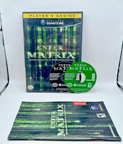 Enter the Matrix Nintendo Gamecube Complete CIB w/ Manual GREAT! ATARI
