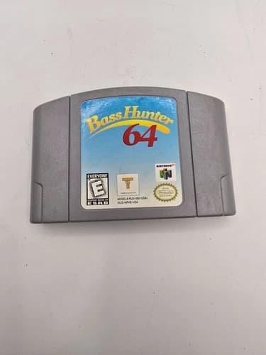 Bass Hunter 64 Fishing Nintendo 64 1999 N64 Cartridge Only Tested and Works