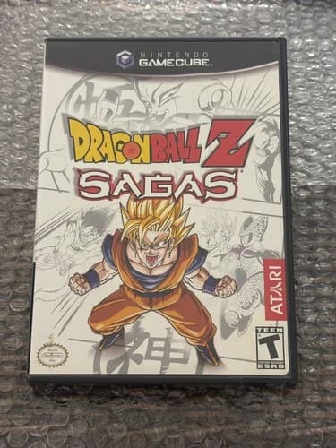 Dragon Ball Z: Sagas (Nintendo GameCube, 2005) Complete w/ Manual Nice Condition
