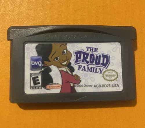 Disney's The Proud Family Nintendo Gameboy Advance GBA Game 2005 Tested Working