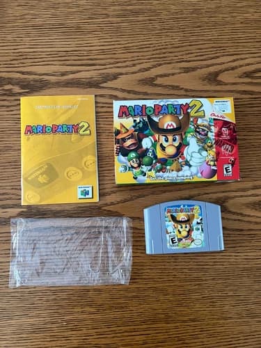 Nintendo 64 N64 Mario Party 2 CIB Authentic