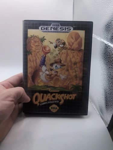 SEGA Quackshot Starring Donald Duck Sega Genesis Complete in Box
