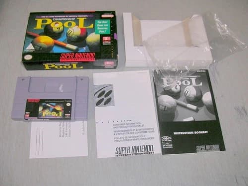 Championship Pool (SNES Super NES Nintendo) Complete CIB