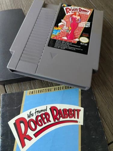 LJN Who Framed Roger Rabbit (Nintendo Entertainment System, 1989, NTSC-U/C)