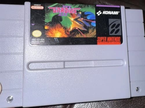 Gradius III (Super Nintendo Entertainment System, 1991) cartridge only