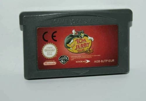 TOM JERRY TALES GAME USED GAMEBOY ADVANCE AND EUROPEAN CARTRIDGE ONLY GD1 38469