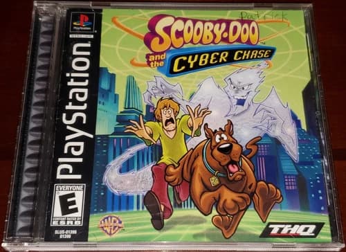 Scooby-Doo and the Cyber Chase Playstation 1 PS1 2001 Black Label CIB (Working)