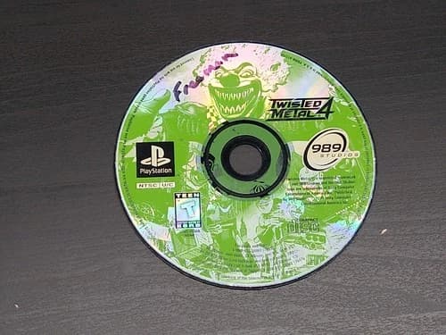 Twisted Metal 4 - Sony PlayStation 1 PS1 Disc Only Black Label Version Classic!