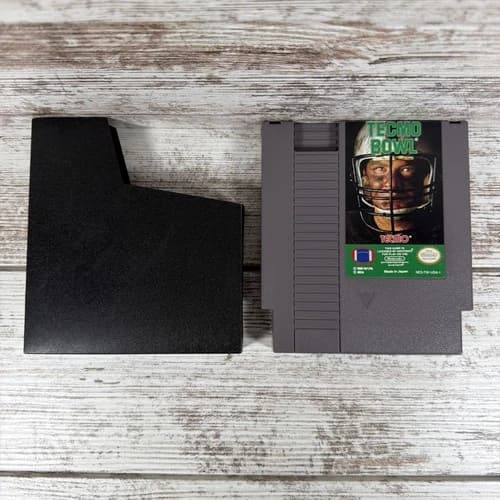 Tecmo Bowl (1988) Nintendo Entertainment System NES Game (TESTED/WORKS) w/Cover