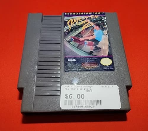 Skate or Die 2 - Original NES Good Condition Tested and Works