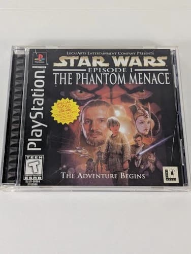 Star Wars: Episode I - The Phantom Menace (Sony PlayStation 1, 1999) PS1 - CIB