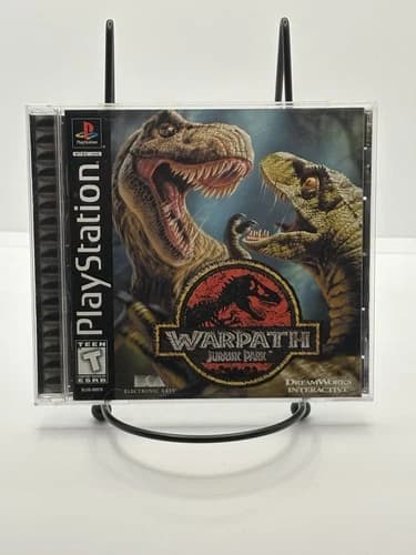 Warpath Jurassic Park Sony PlayStation 1 PS1 Game Complete CIB Tested/Works