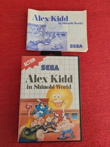 Alex Kidd in Shinobi World (SEGA Master System, 1990) With Notice