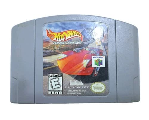 Hot Wheels Turbo Racing Nintendo 64 Video Game N64 Racing Tested Working