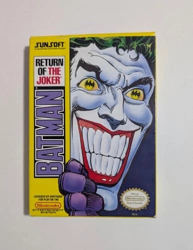 Batman: Return of the Joker Nintendo 1991 NES Complete CIB Tested Working