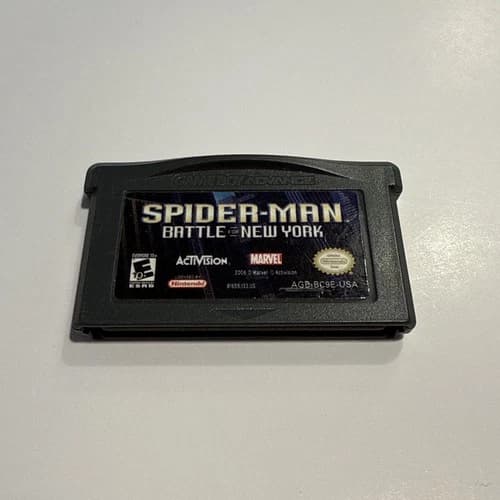 Spider-Man Battle For New York 2006 Game Boy Advance GBA Video Game Authentic!