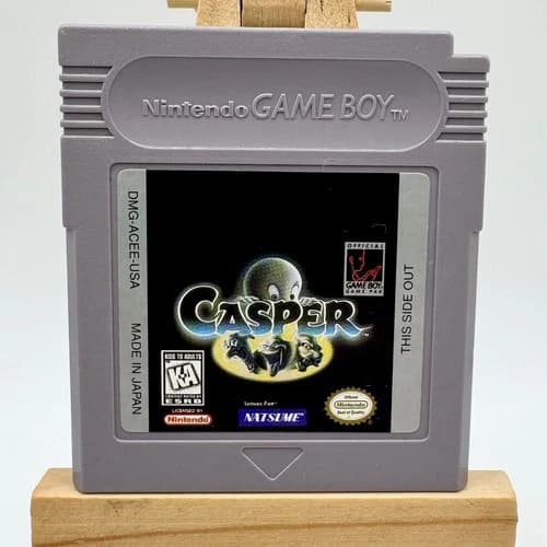 Casper - Game Boy Cartridge - Nintendo - Natsume - Authentic - Original - GB