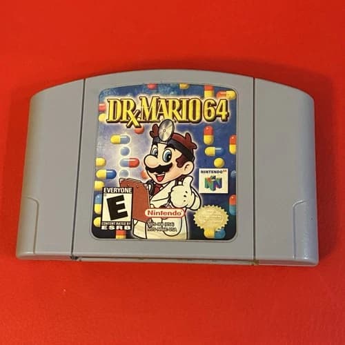 Dr. Mario 64 for Nintendo 64 (N64) - 100% Authentic - CLEAN!