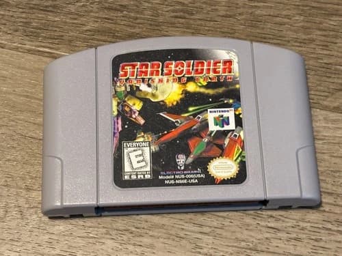 Star Soldier Vanishing Earth Nintendo 64 N64 Cleaned & Tested Authentic