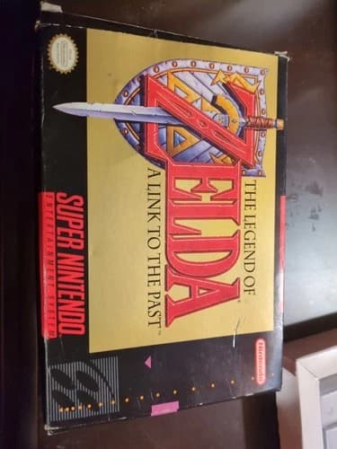The Legend of Zelda: A Link to the Past Super Nintendo SNES CIB Box Map Complete
