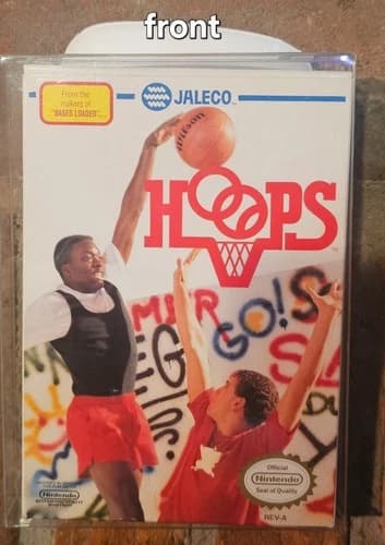 Hoops NES (CIB) includes manual and pictured inserts