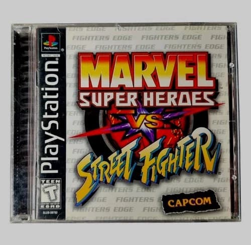 Marvel Super Heroes vs. Street Fighter (Playstation PS1 1999) Cib Manual