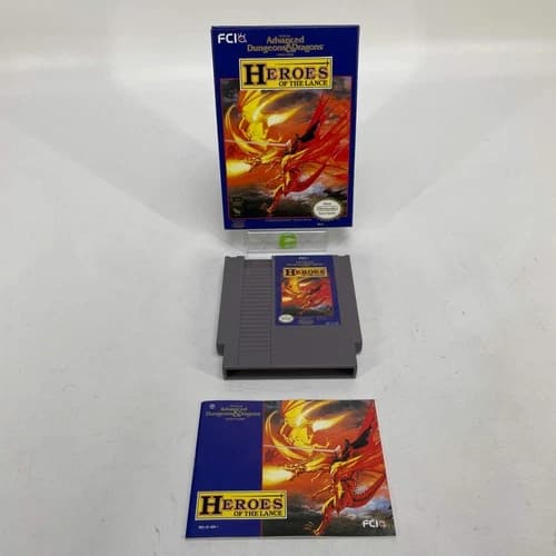 Advanced Dungeons & Dragons Heroes of the Lance (Nintendo NES, 1990)
