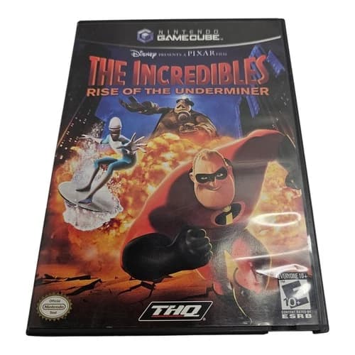 Nintendo GameCube Game The Incredibles Rise Of The Underminer Complete