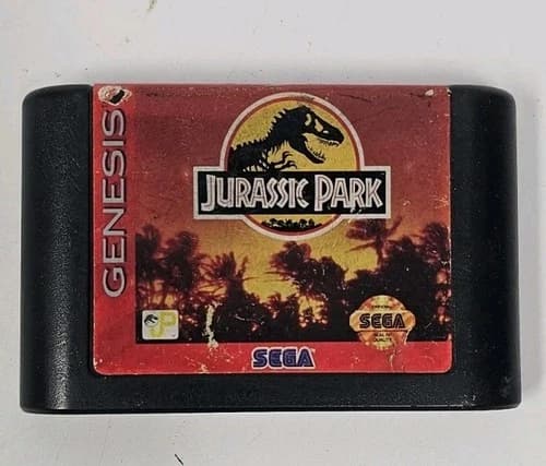 Jurassic Park Sega Genesis Game Cartridge Only
