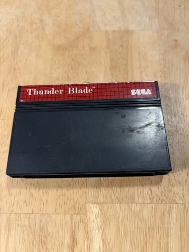 Thunder Blade Sega Master System Game Cartridge