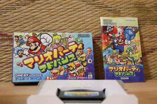 Mario Party Advance w/box manual Nintendo Gameboy Advance GBA VG+!