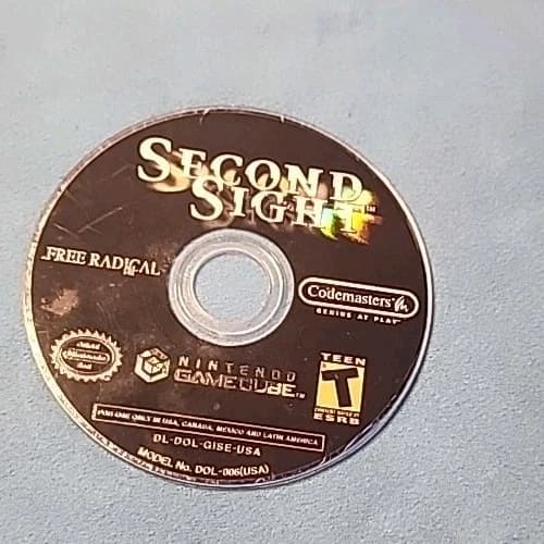 Second Sight (Nintendo GameCube, 2004) LOOSE DISC ONLY Tested