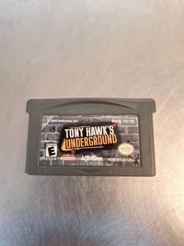 Tony Hawk's Underground (Nintendo Game Boy Advance, 2003) GBA Tested Authentic