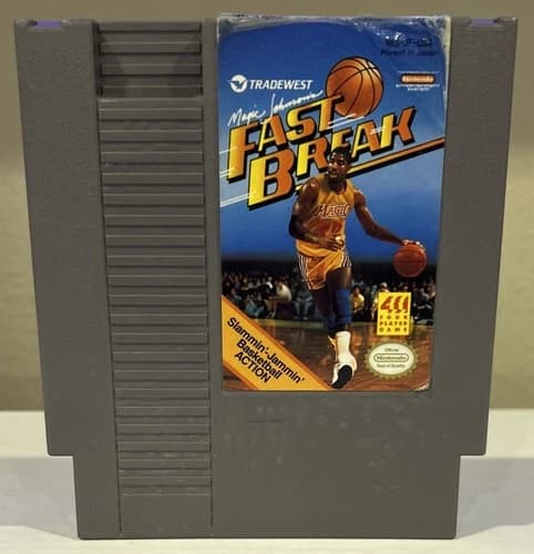 Magic Johnson's Fast Break (Nes, Nintendo Entertainment System) Tested/Working!