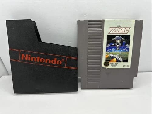 NES Zanac (Nintendo Entertainment System, 1987) Cleaned & Tested