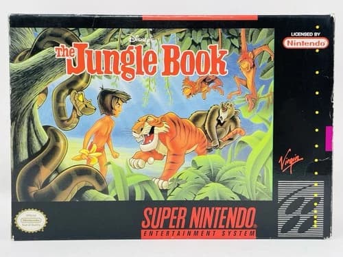 Disney's The Jungle Book Super Nintendo Entertainment System SNES Complete CIB