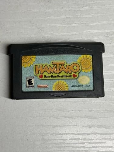 Hamtaro: Ham-Ham Heartbreak (Game Boy Advance, GBA, 2003) Authentic, Works