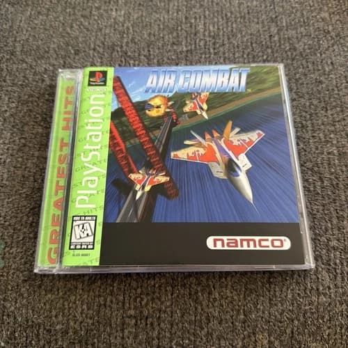 Air Combat (Sony PlayStation 1, 1995) PS1 CIB Complete W/ Reg Card, Tested