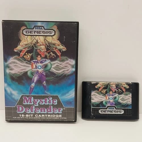 Mystic Defender (Sega Genesis, 1989) Tested Free Shipping