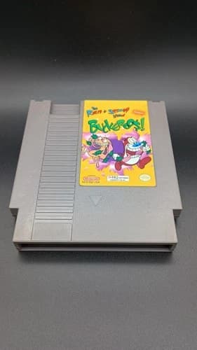 The Ren & Stimpy Show Buckeroo$! Buckeroos Nintendo System NES Authentic Tested