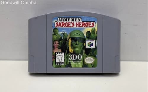 Nintendo 64 (N64) - Army Men Sarge's Heroes - Boot Tested