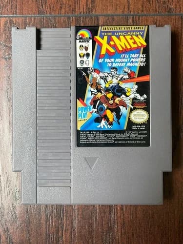 Nintendo NES The Uncanny X-Men 1989 LJN Tested Working Authentic