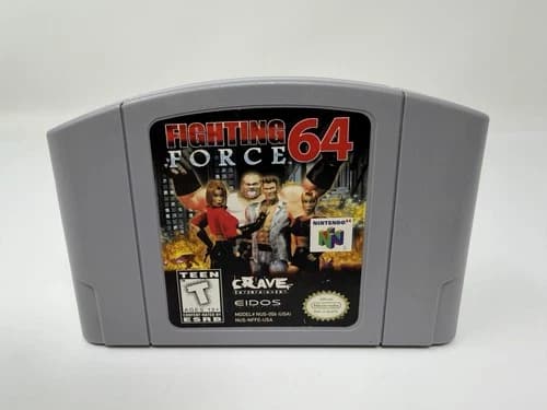 Fighting Force 64 (Nintendo 64 N64) 100% Authentic Clean And Tested Very Good!